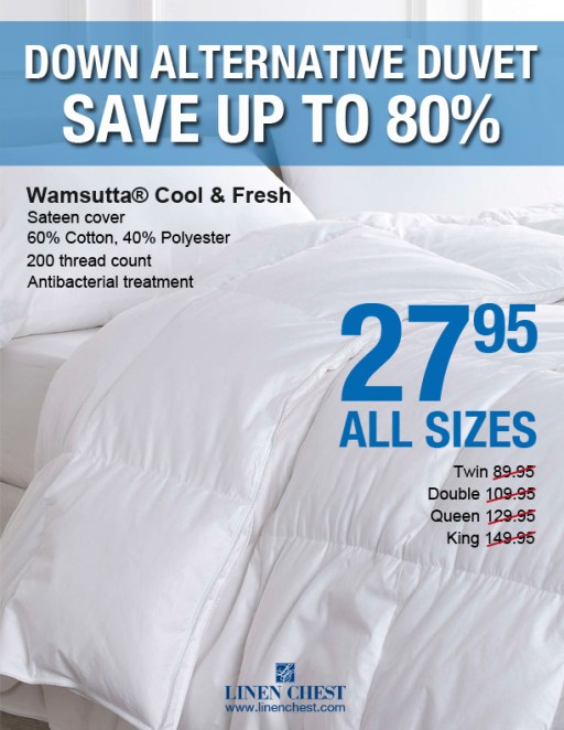 Advertisement exercise for Linen Chest